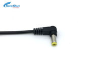Custom Length Right Angle DC Extension Cable , Jack 5.5 X 2.5mm CONN 2.5 Mm DC Power Cable
